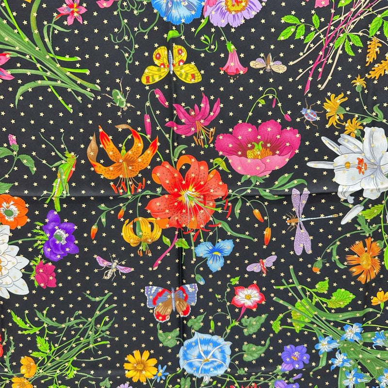 【GUCCI/グッチ】 スカーフ フラワー ストール シルク100％ ブラック/マルチカラー レディース【中古】【真子質店】【GD】




【IMox】