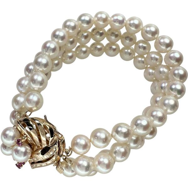 【TASAKI/タサキ】 3連パール アコヤ真珠7.0-7.5mm ルビー ブレスレット K14ゴールド 14金 42.3g 15.5cm レディース
【中古】【真子質店】【NN】




【MoMox】