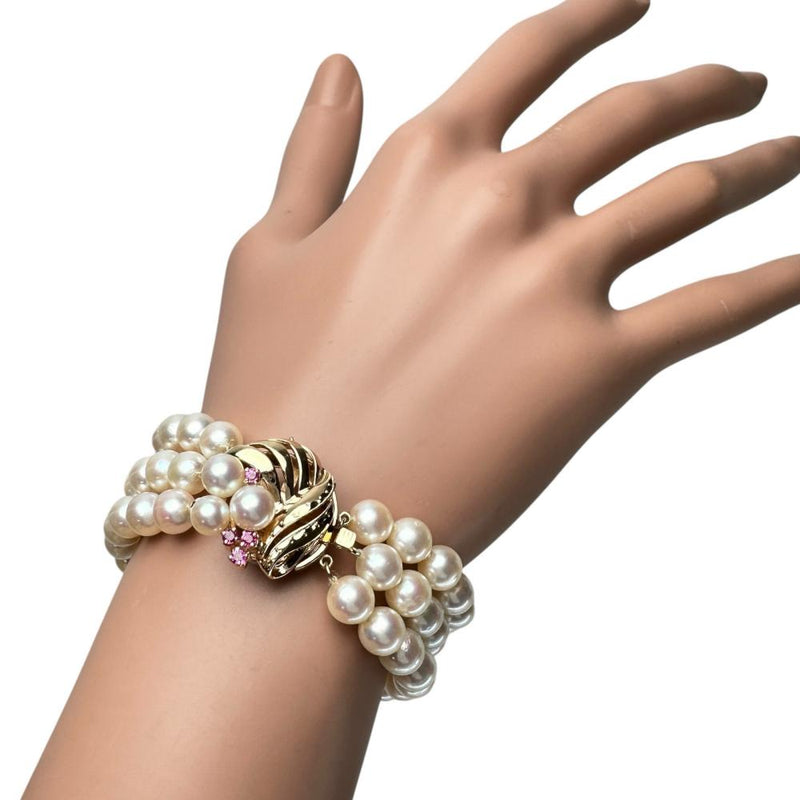 【TASAKI/タサキ】 3連パール アコヤ真珠7.0-7.5mm ルビー ブレスレット K14ゴールド 14金 42.3g 15.5cm レディース
【中古】【真子質店】【NN】




【MoMox】