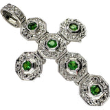 クロス/キューブ変形 2WAYデザイン グリーングロッシュラーガーネット 0.43ct ダイヤモンド 0.06ct ペンダントトップ K18WGホワイトゴールド 18金 7.3g レディース
【中古】【真子質店】【NN】




【SMoK】
