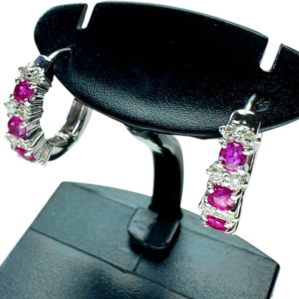 ルビー ダイヤモンド 0.08×2ct ピアス K18WGホワイトゴールド 18金 2.9g レディース
【中古】【真子質店】【NN】




【DTS】