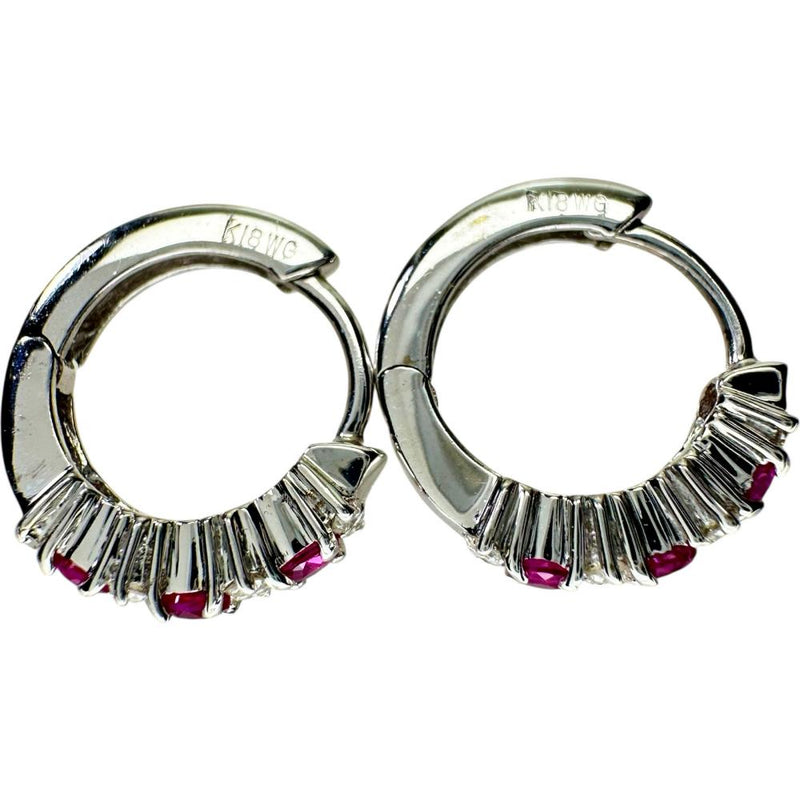 ルビー ダイヤモンド 0.08×2ct ピアス K18WGホワイトゴールド 18金 2.9g レディース
【中古】【真子質店】【NN】




【DTS】