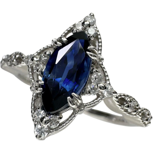 11.5号 マダガスカル産 ロイヤルブルーサファイア 1.12ct ダイヤモンド 計0.15ct リング・指輪 Pt900プラチナ 4.1g レディース
【中古】【真子質店】【NN】




【MiYS】