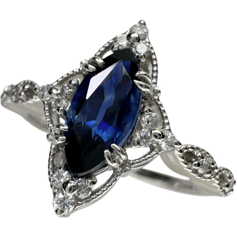 11.5号 マダガスカル産 ロイヤルブルーサファイア 1.12ct ダイヤモンド 計0.15ct リング・指輪 Pt900プラチナ 4.1g レディース
【中古】【真子質店】【NN】




【MiYS】