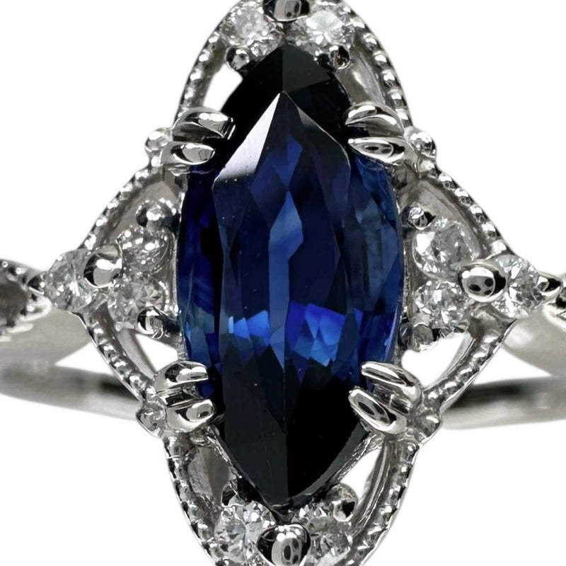 11.5号 マダガスカル産 ロイヤルブルーサファイア 1.12ct ダイヤモンド 計0.15ct リング・指輪 Pt900プラチナ 4.1g レディース
【中古】【真子質店】【NN】




【MiYS】