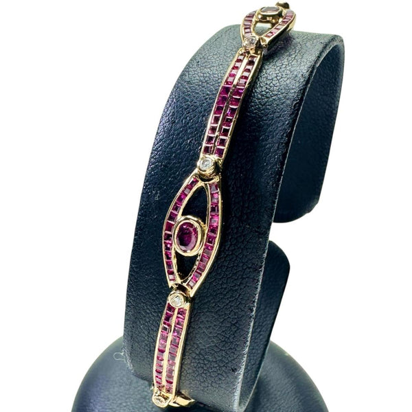 ルビー ダイヤモンド ブレスレット K18ゴールド 18金 10.8g 17cm レディース
【中古】【真子質店】【NN】




【IMaMiY】