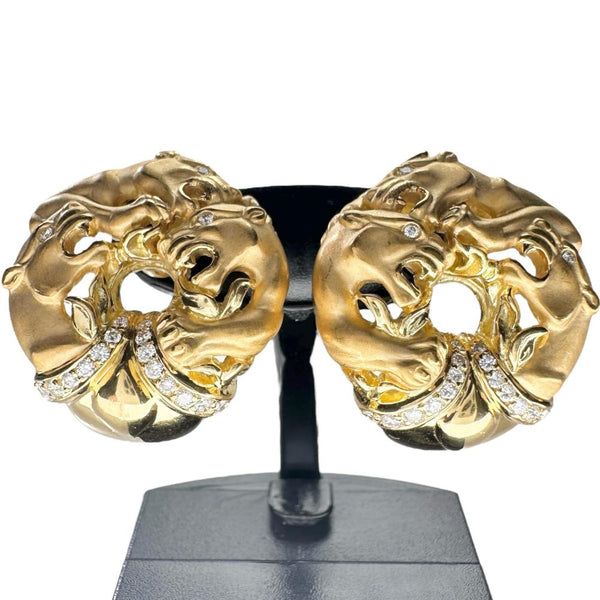 パンサーモチーフ ダイヤモンド ピアス K18ゴールド 18金 17.0g レディース
【中古】【真子質店】【NN】




【TMiTK】