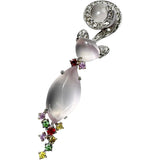 猫モチーフ ローズクォーツ 計9.40ct サファイア 計0.37ct ダイヤモンド 計0.29ct ペンダントトップ K18WGホワイトゴールド 18金 5.6g レディース
【中古】【真子質店】【NN】




【MoMaS】
