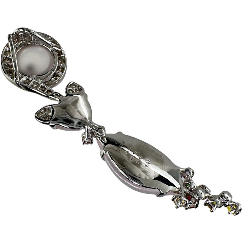 猫モチーフ ローズクォーツ 計9.40ct サファイア 計0.37ct ダイヤモンド 計0.29ct ペンダントトップ K18WGホワイトゴールド 18金 5.6g レディース
【中古】【真子質店】【NN】




【MoMaS】
