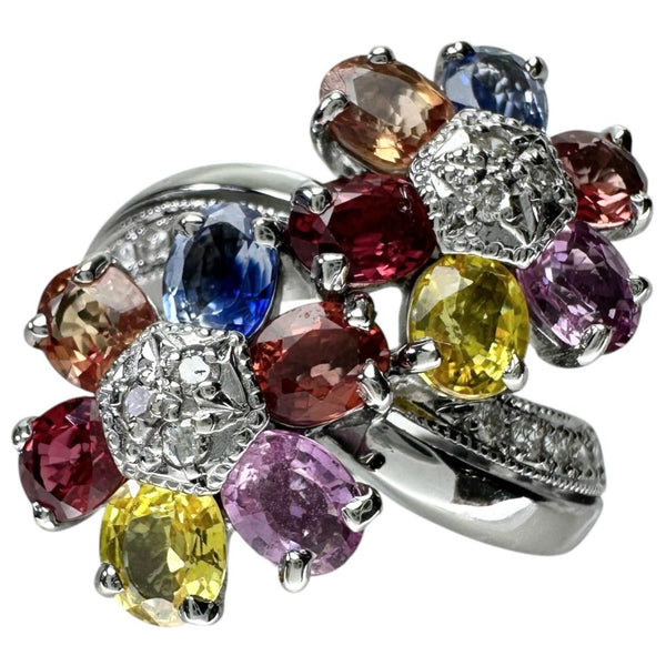15号 マルチカラーサファイア 4.05ct ダイヤモンド 0.18ct リング・指輪 K18WGホワイトゴールド 18金 8.0g レディース
【中古】【真子質店】【NN】




【IxTMa】