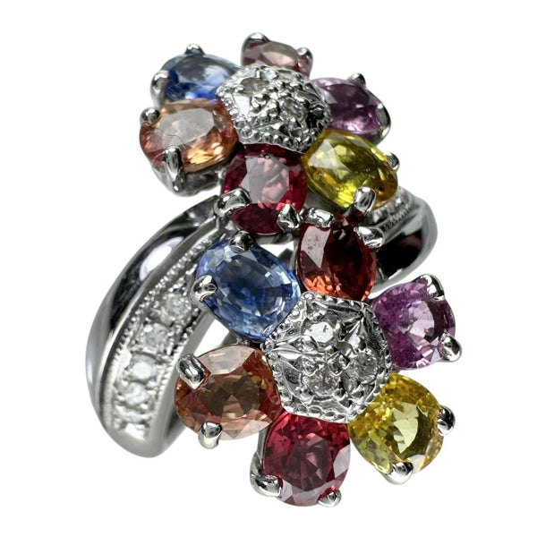 15号 マルチカラーサファイア 4.05ct ダイヤモンド 0.18ct リング・指輪 K18WGホワイトゴールド 18金 8.0g レディース
【中古】【真子質店】【NN】




【IxTMa】