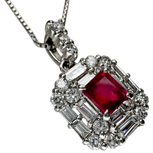 レッドベリル 0.225ct ダイヤモンド 計0.41ct ネックレス Pt900プラチナ/Pt850プラチナ 3.4g 45cm レディース
【中古】【真子質店】【NN】




【IxIT】