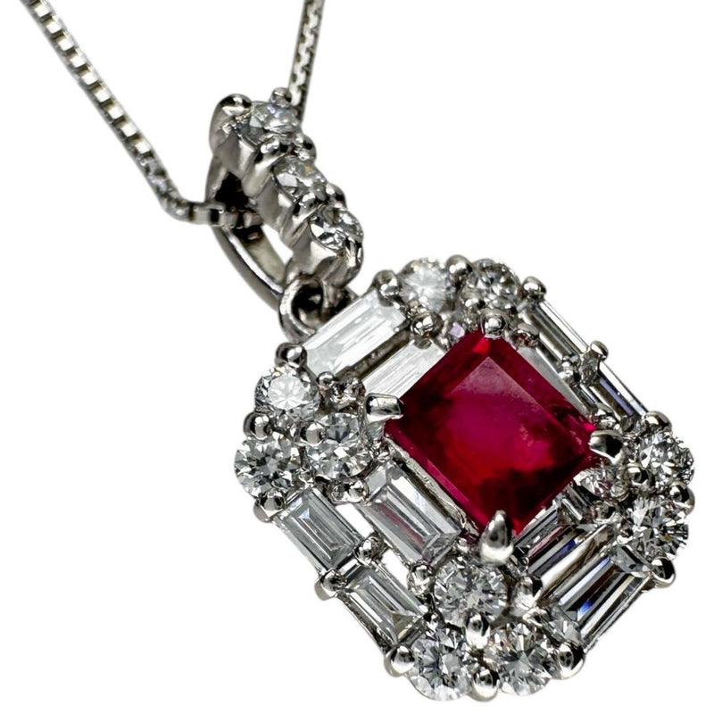 レッドベリル 0.225ct ダイヤモンド 計0.41ct ネックレス Pt900プラチナ/Pt850プラチナ 3.4g 45cm レディース
【中古】【真子質店】【NN】




【IxIT】