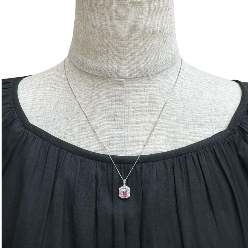 レッドベリル 0.225ct ダイヤモンド 計0.41ct ネックレス Pt900プラチナ/Pt850プラチナ 3.4g 45cm レディース
【中古】【真子質店】【NN】




【IxIT】