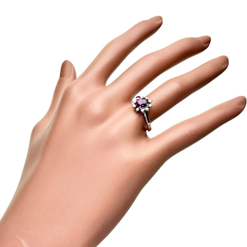 11号 フラワー風 ガーネット 0.82ct ダイヤモンド 0.15ct リング・指輪 Pt900プラチナ 4.7g レディース
【中古】【真子質店】【NN】




【MaMoT】