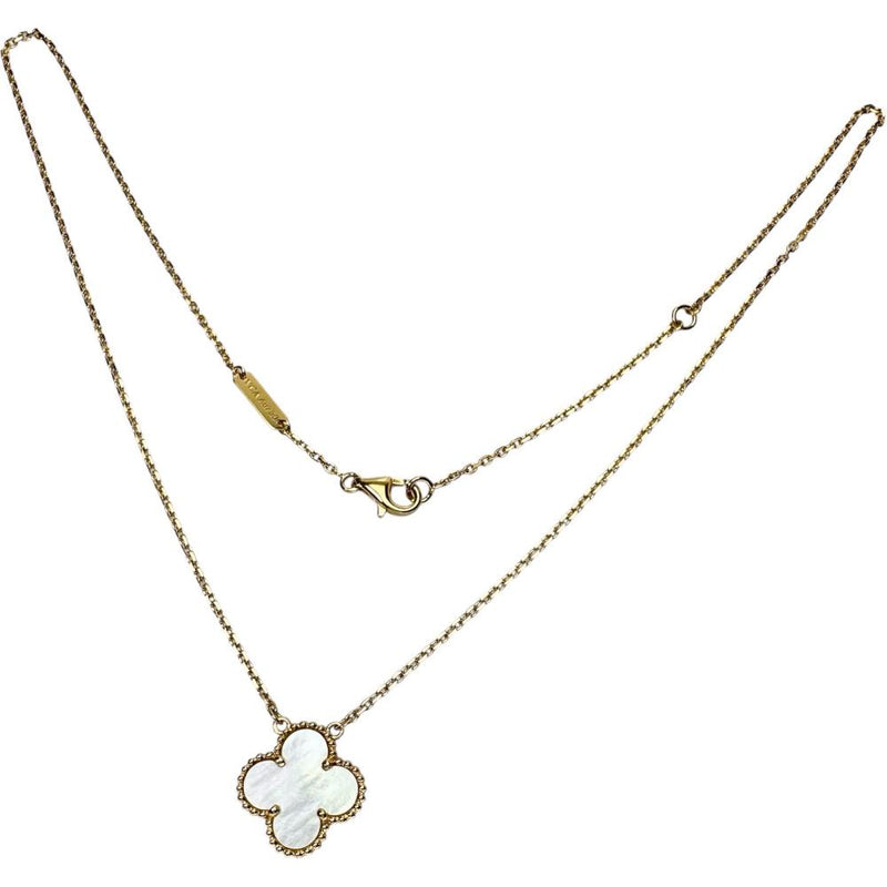 【Van Cleef & Arpels/ヴァンクリーフ＆アーペル】 マザーオブパール (MOP/白蝶貝) ネックレス ヴィンテージアルハンブラ K18ゴールド 18金 5.1g 42cm VCARA45900 レディース
【中古】【真子質店】【BL】




【TSTY】