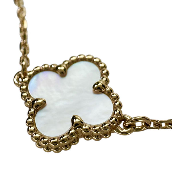 【Van Cleef & Arpels/ヴァンクリーフ＆アーペル】 マザーオブパール (MOP/白蝶貝) ブレスレット スウィートアルハンブラ K18ゴールド 18金 1.8g 17cm VCARF68800 レディース
【中古】【真子質店】【BL】




【IMaMiY】