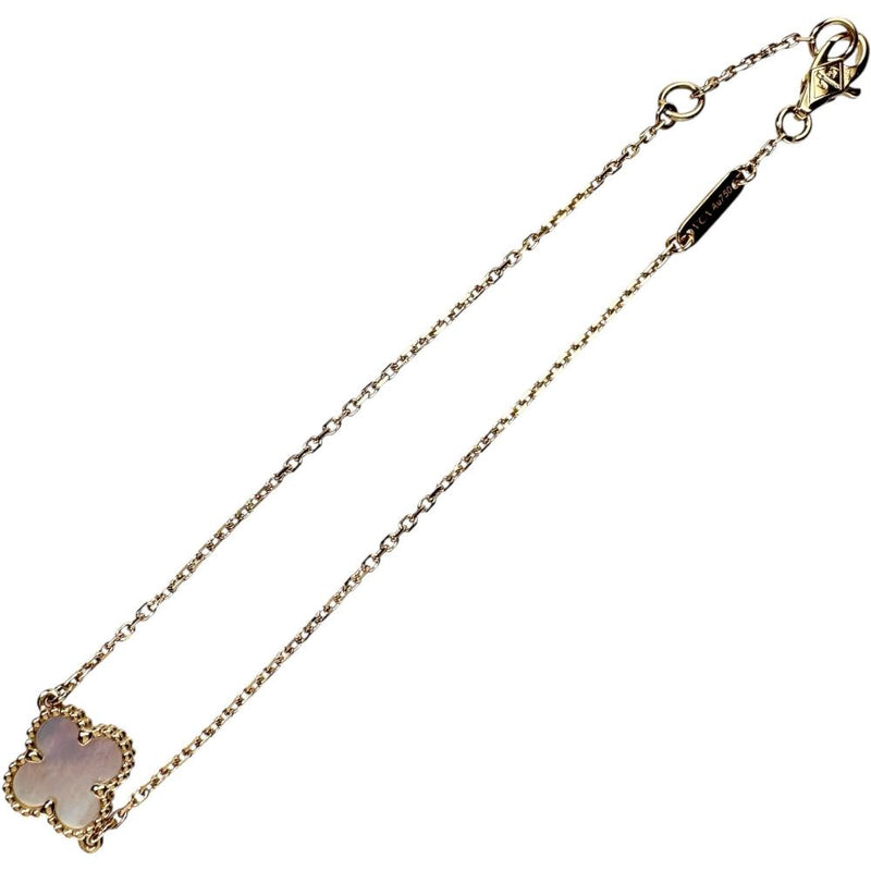 【Van Cleef & Arpels/ヴァンクリーフ＆アーペル】 マザーオブパール (MOP/白蝶貝) ブレスレット スウィートアルハンブラ K18ゴールド 18金 1.8g 17cm VCARF68800 レディース
【中古】【真子質店】【BL】




【IMaMiY】