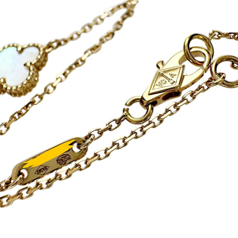 【Van Cleef & Arpels/ヴァンクリーフ＆アーペル】 マザーオブパール (MOP/白蝶貝) ブレスレット スウィートアルハンブラ K18ゴールド 18金 1.8g 17cm VCARF68800 レディース
【中古】【真子質店】【BL】




【IMaMiY】