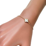 【Van Cleef & Arpels/ヴァンクリーフ＆アーペル】 マザーオブパール (MOP/白蝶貝) ブレスレット スウィートアルハンブラ K18ゴールド 18金 1.8g 17cm VCARF68800 レディース
【中古】【真子質店】【BL】




【IMaMiY】