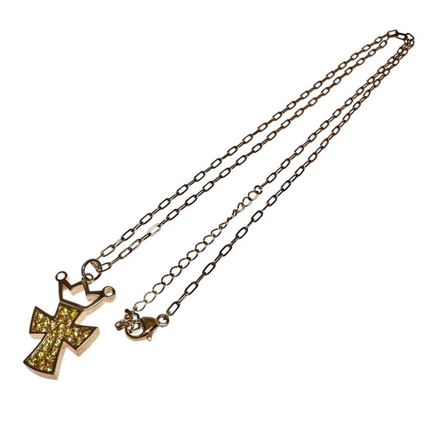 【Gaga Milano/ガガミラノ】 イエローサファイア 計0.63ct ネックレス K18PGピンクゴールド 18金 7.4g 51cm レディース
【中古】【真子質店】【BL】




【SDY】