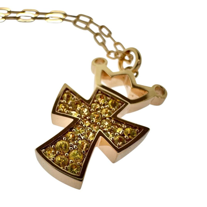 【Gaga Milano/ガガミラノ】 イエローサファイア 計0.63ct ネックレス K18PGピンクゴールド 18金 7.4g 51cm レディース
【中古】【真子質店】【BL】




【SDY】
