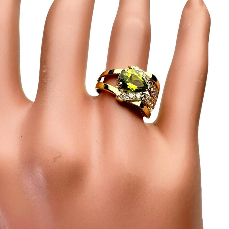 12号 ペリドット ダイヤモンド 0.35 ct リング・指輪 K18ゴールド 18金 5.4g レディース
【中古】【真子質店】【NN】




【KKx】