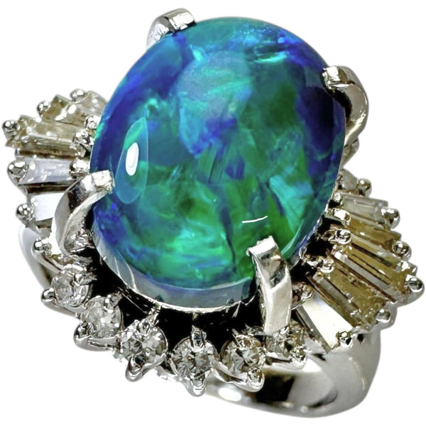 10号 ブラックオパール 4.02ct ダイヤモンド 0.70ct リング・指輪 Pt900プラチナ 10.0g レディース
【中古】【真子質店】【NN】




【IMoIMi】