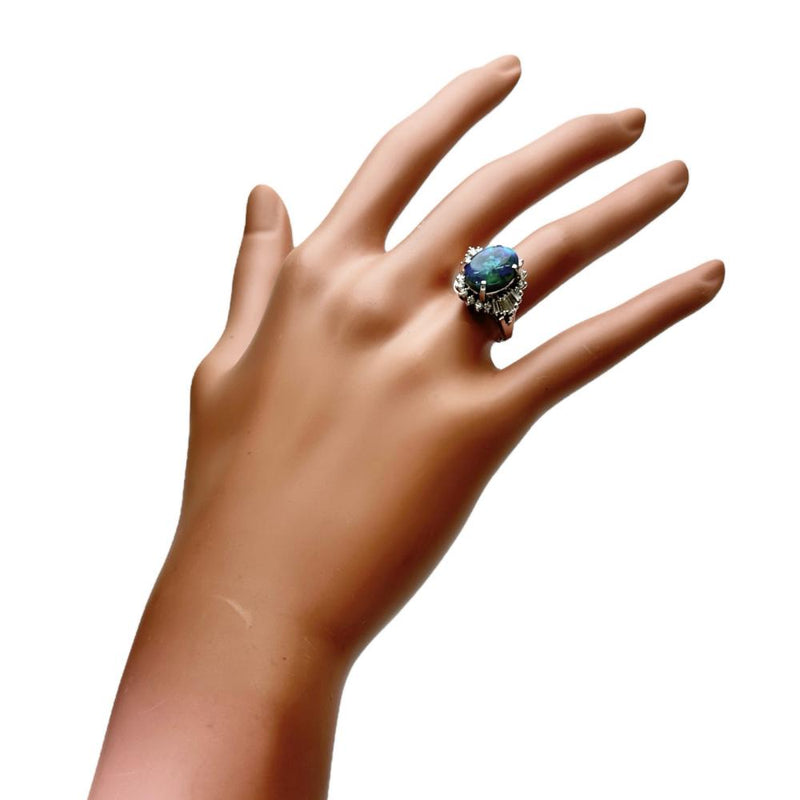 10号 ブラックオパール 4.02ct ダイヤモンド 0.70ct リング・指輪 Pt900プラチナ 10.0g レディース
【中古】【真子質店】【NN】




【IMoIMi】