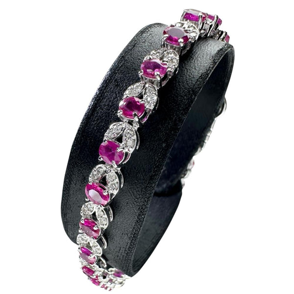 ルビー 6.77ct ダイヤモンド 1.00ct ブレスレット K18WGホワイトゴールド 18金 17.0g 17cm レディース
【中古】【真子質店】【NN】




【TYSMo】