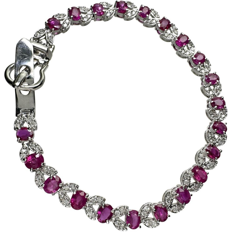 ルビー 6.77ct ダイヤモンド 1.00ct ブレスレット K18WGホワイトゴールド 18金 17.0g 17cm レディース
【中古】【真子質店】【NN】




【TYSMo】