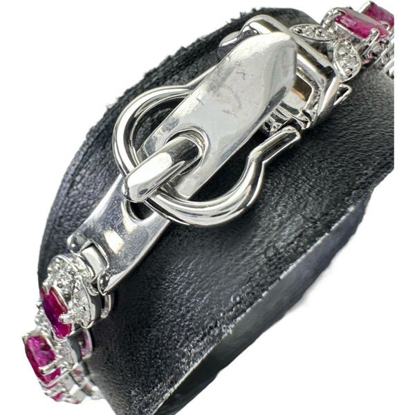 ルビー 6.77ct ダイヤモンド 1.00ct ブレスレット K18WGホワイトゴールド 18金 17.0g 17cm レディース
【中古】【真子質店】【NN】




【TYSMo】
