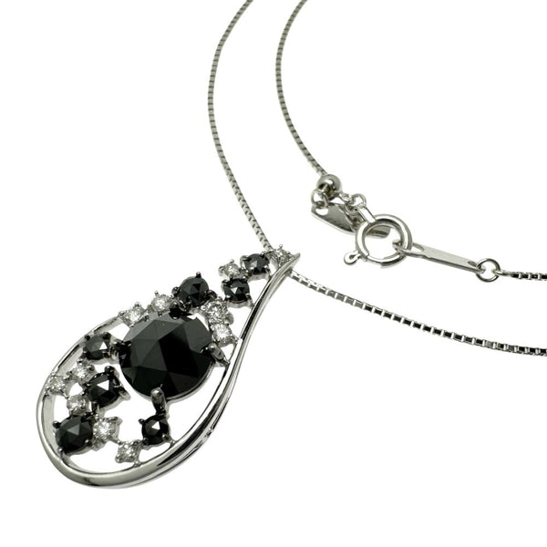 ブラックダイヤモンド 計1.48ct ダイヤモンド 計0.15ct ネックレス K18WGホワイトゴールド 18金 4.1g 45cm レディース
【中古】【真子質店】【NN】




【MoYI】