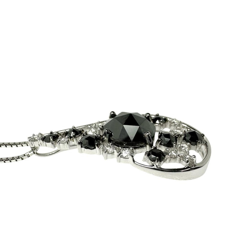 ブラックダイヤモンド 計1.48ct ダイヤモンド 計0.15ct ネックレス K18WGホワイトゴールド 18金 4.1g 45cm レディース
【中古】【真子質店】【NN】




【MoYI】