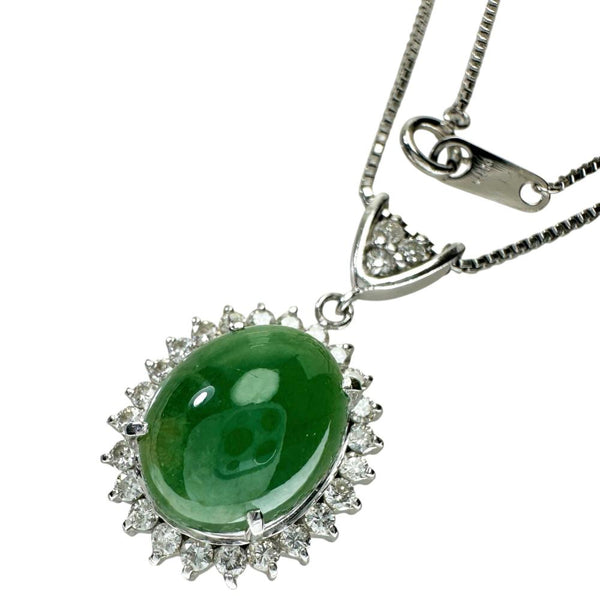 ヒスイ/翡翠 5.88ct ダイヤモンド 0.57ct ネックレス Pt850プラチナ/Pt900プラチナ 10.0g 40cm レディース
【中古】【真子質店】【NN】




【KMoS】
