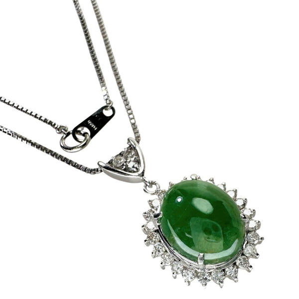 ヒスイ/翡翠 5.88ct ダイヤモンド 0.57ct ネックレス Pt850プラチナ/Pt900プラチナ 10.0g 40cm レディース
【中古】【真子質店】【NN】




【KMoS】