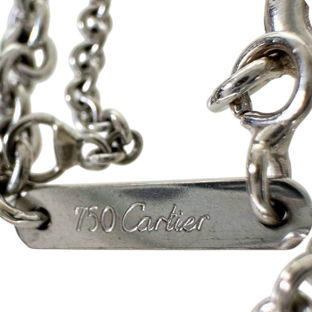 CARTIER/カルティエ】 チェーン ネックレス K18WGホワイトゴールド 18