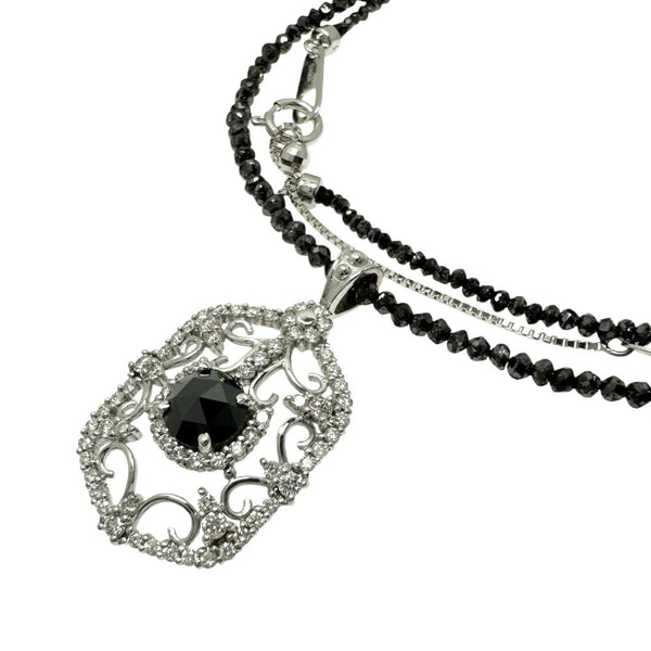 ブラックダイヤモンド 計12.00/0.71ct ダイヤモンド 計0.68ct ネックレス K18WGホワイトゴールド 18金 7.2g 45cm レディース
【中古】【真子質店】【NN】




【MiID】