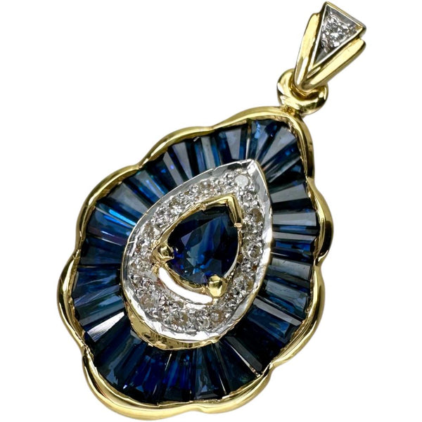 サファイア 0.25/計1.75ct ダイヤモンド 0.07/計0.14ct ペンダントトップ K18ゴールド 18金 3.1g レディース
【中古】【真子質店】【NN】




【MaKD】