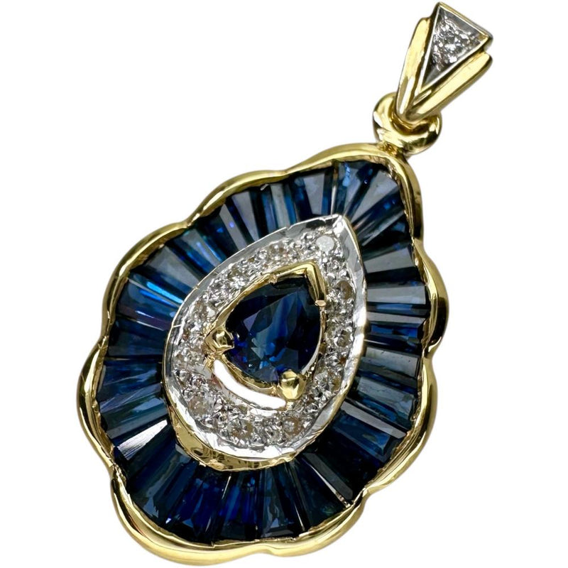 サファイア 0.25/計1.75ct ダイヤモンド 0.07/計0.14ct ペンダントトップ K18ゴールド 18金 3.1g レディース
【中古】【真子質店】【NN】




【MaKD】