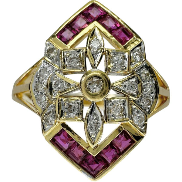 14.5号 ルビー 0.44ct ダイヤモンド 0.10ct リング・指輪 K18ゴールド 18金 3.5g レディース
【中古】【真子質店】【NN】




【DMiD】