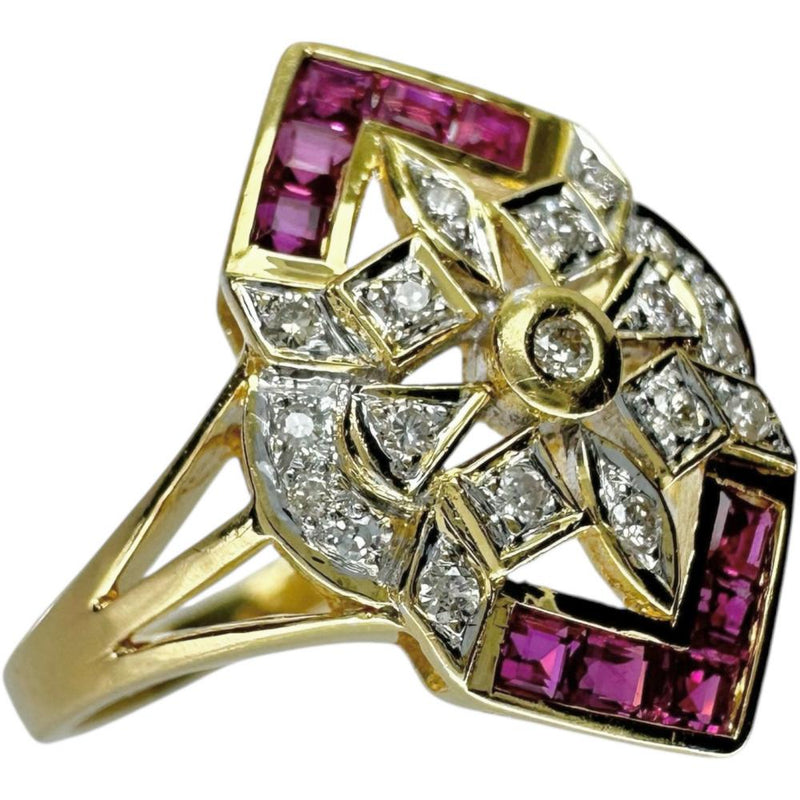 14.5号 ルビー 0.44ct ダイヤモンド 0.10ct リング・指輪 K18ゴールド 18金 3.5g レディース
【中古】【真子質店】【NN】




【DMiD】