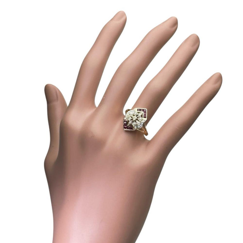 14.5号 ルビー 0.44ct ダイヤモンド 0.10ct リング・指輪 K18ゴールド 18金 3.5g レディース
【中古】【真子質店】【NN】




【DMiD】