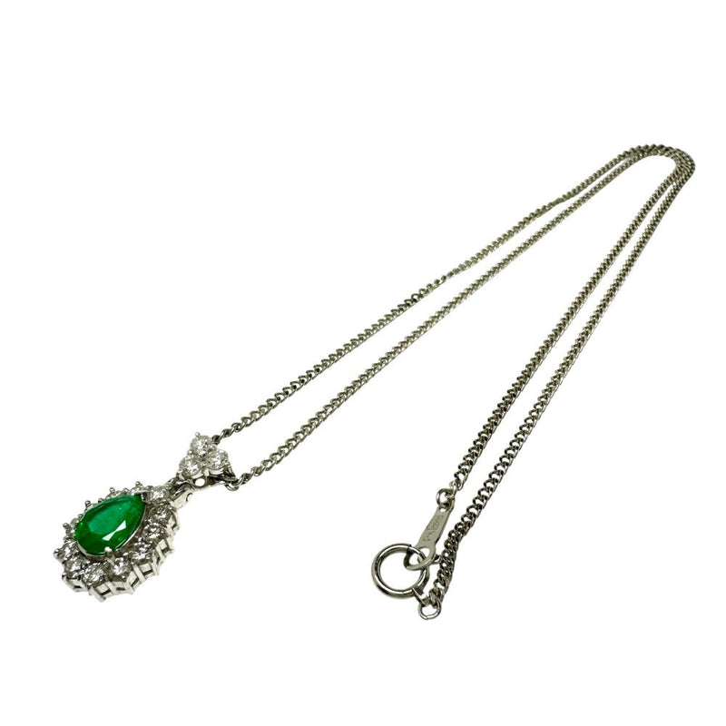 エメラルド 0.75ct ダイヤモンド 計0.75ct ネックレス Pt900プラチナ/Pt850プラチナ 10.0g 41cm レディース
【中古】【真子質店】【NN】




【IxYK】