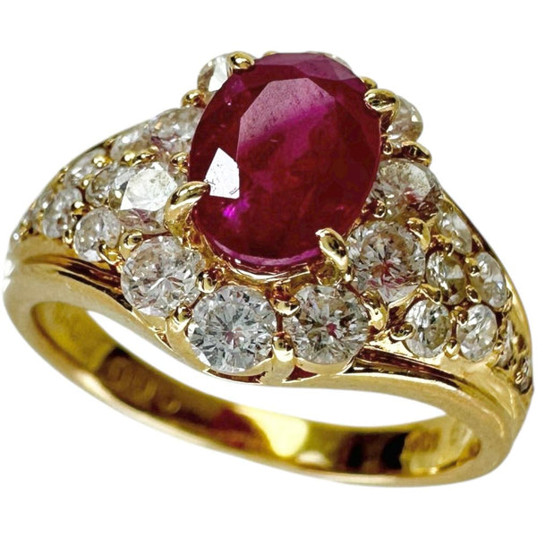 8号 ビルマ産ルビー 1.19ct ダイアモンド 0.65/0.06ct リング・指輪 K18ゴールド 18金 4.0g レディース
【中古】【真子質店】【NN】




【ITMaT】