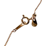アメジスト（内部透明玉入り） 3.55ct ダイヤモンド 0.02ct ネックレス K18PGピンクゴールド 18金 3.7g 45cm レディース 【中古】【真子質店】【NN】 【DTS】