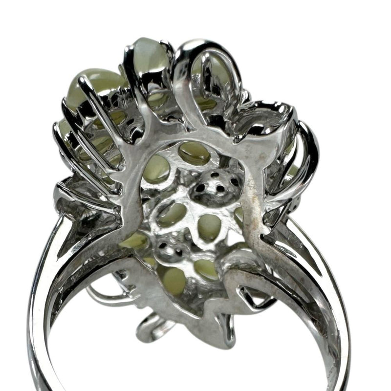 12.5号 クリソベリルキャッツアイ 5.04ct ダイヤモンド 0.12ct リング・指輪 K18WGホワイトゴールド 18金 9.4g レディース
【中古】【真子質店】【NN】




【IIMoMo】