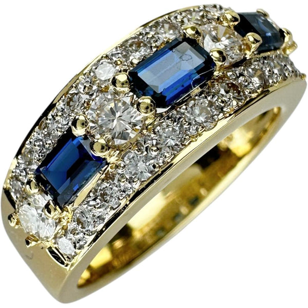 12.5号 サファイア 計0.62ct ダイヤモンド 計0.63ct リング・指輪 K18ゴールド 18金 7.6g レディース
【中古】【真子質店】【NN】




【IIMoMo】