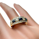 12.5号 サファイア 計0.62ct ダイヤモンド 計0.63ct リング・指輪 K18ゴールド 18金 7.6g レディース
【中古】【真子質店】【NN】




【IIMoMo】