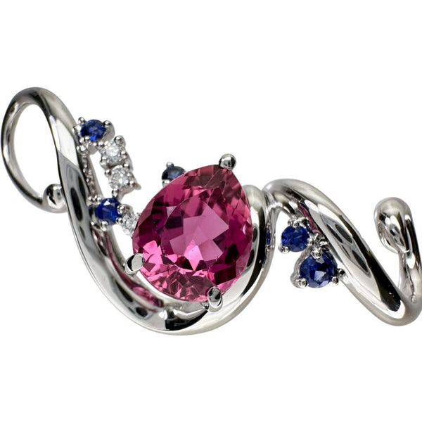 ピンクトルマリン 2.51ct サファイア 計0.23ct ダイヤモンド 計0.07ct ペンダントトップ K18WGホワイトゴールド 18金 5.3g レディース
【中古】【真子質店】【NN】




【KIMo】